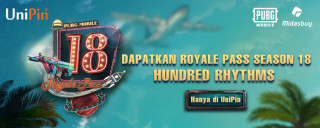 PUBGM Royale Pass S18 Hundred Rhythms, Upgrade dan dapatkan item keren